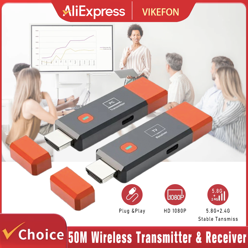 Hdmi Cable - 50M draadloze transmissie videozender ontvanger HDMI-compatibele