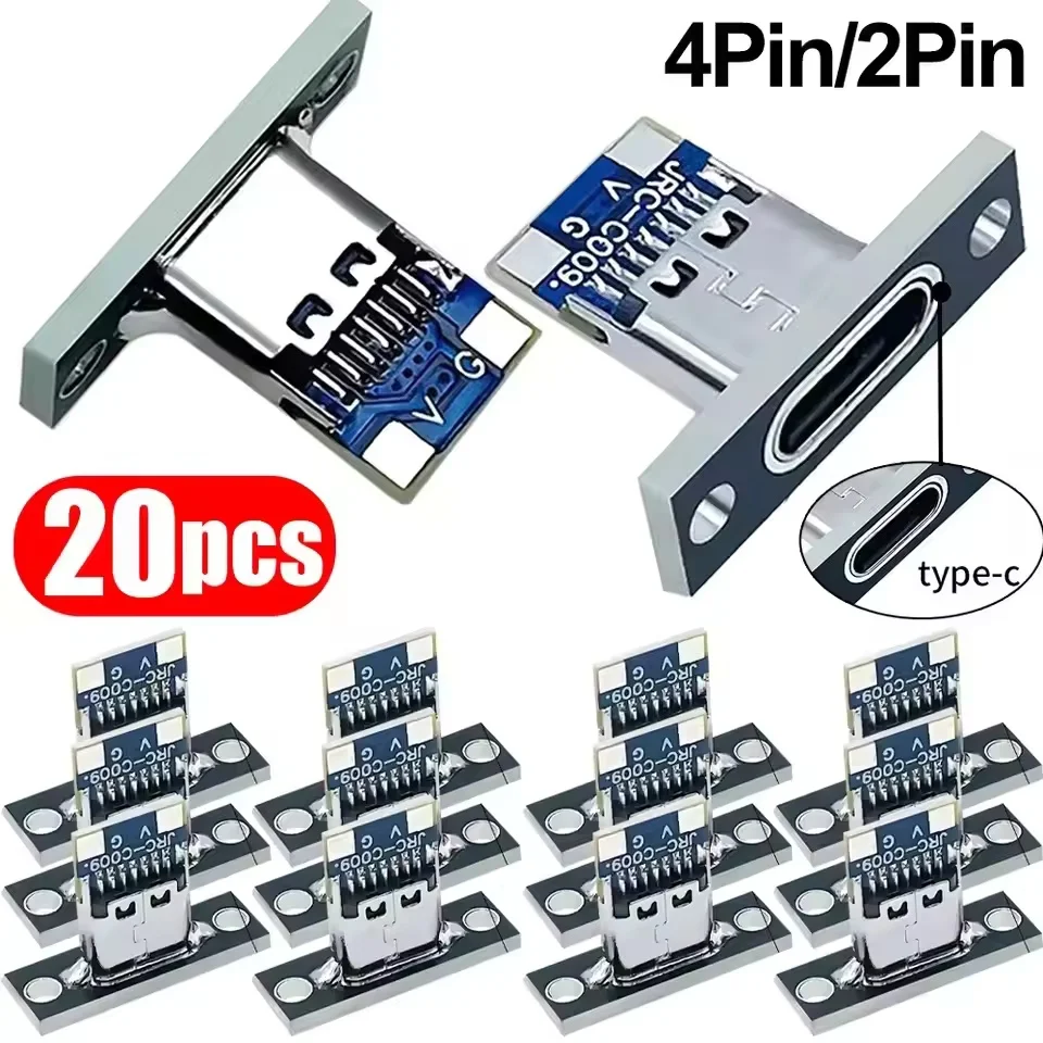 Usb C Hub - USB 3.1 Type C-aansluiting met schroefbevestigingsplaat,