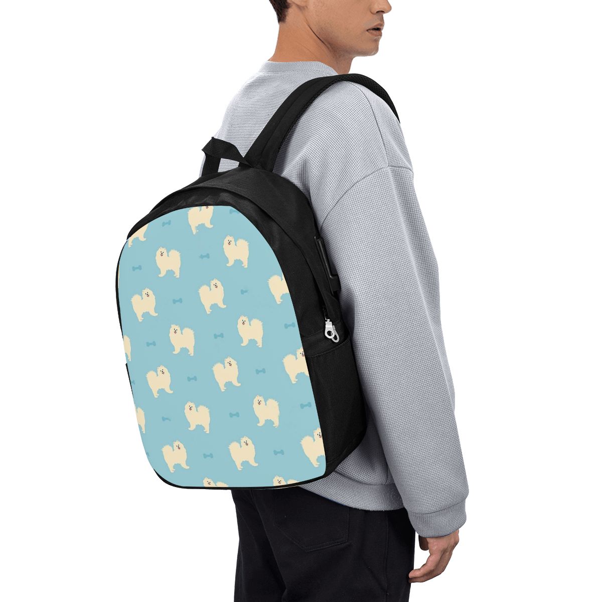 Laptop Bag - Samoyed Dog Backpack Reistas voor notebooks