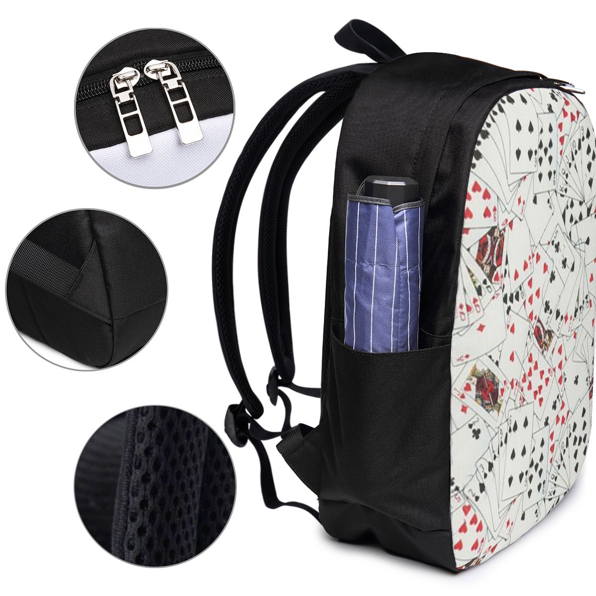 Speelkaarten Poker Print Rugza - Laptop Bag recensie en prijs