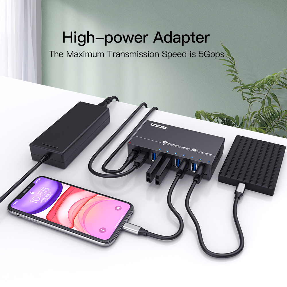 A-173 Sipolar 7-poorts USB-hub - Usb Hub recensie en prijs